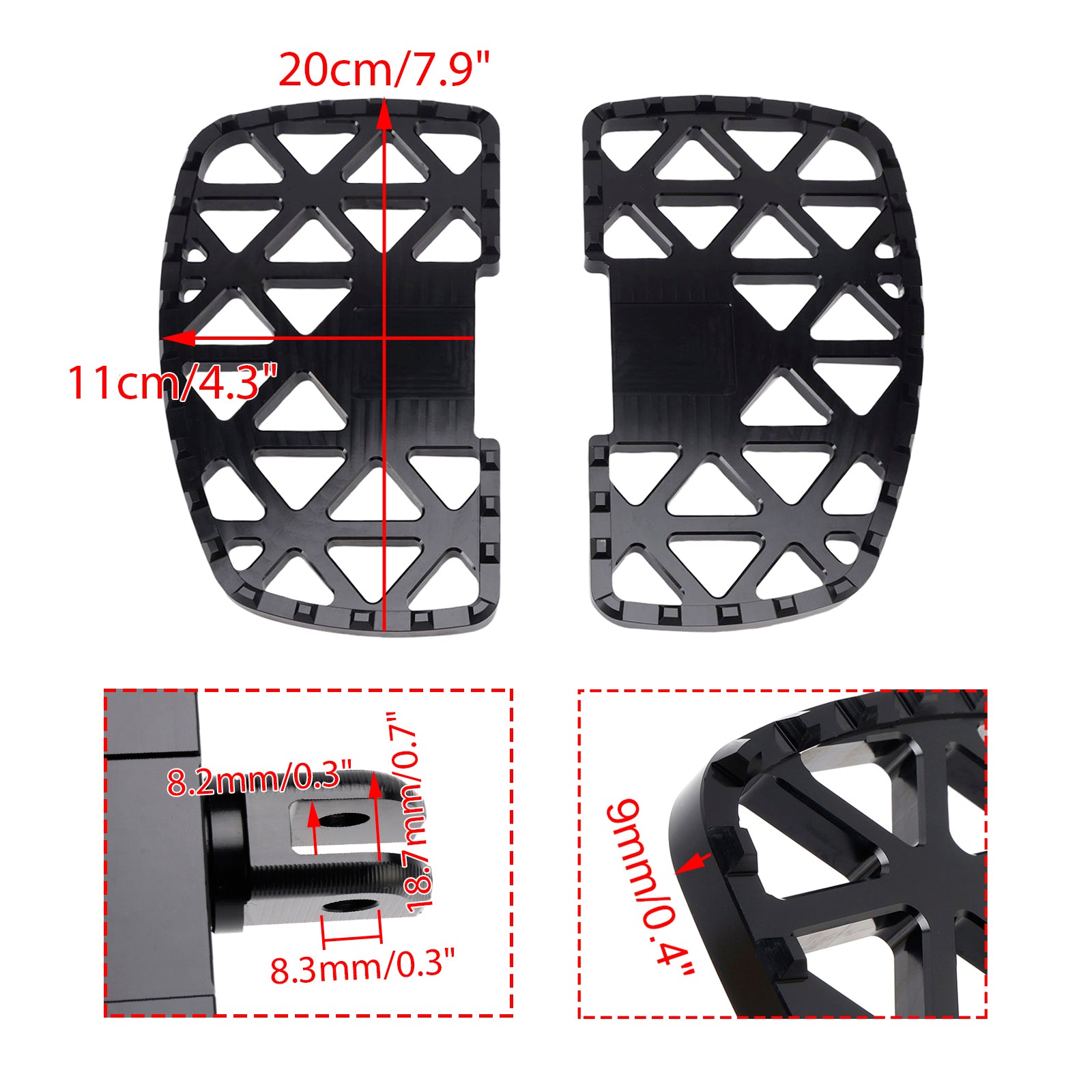 2020-2025 Speedmaster Rocket 3GT Front Footrests Foot Pegs