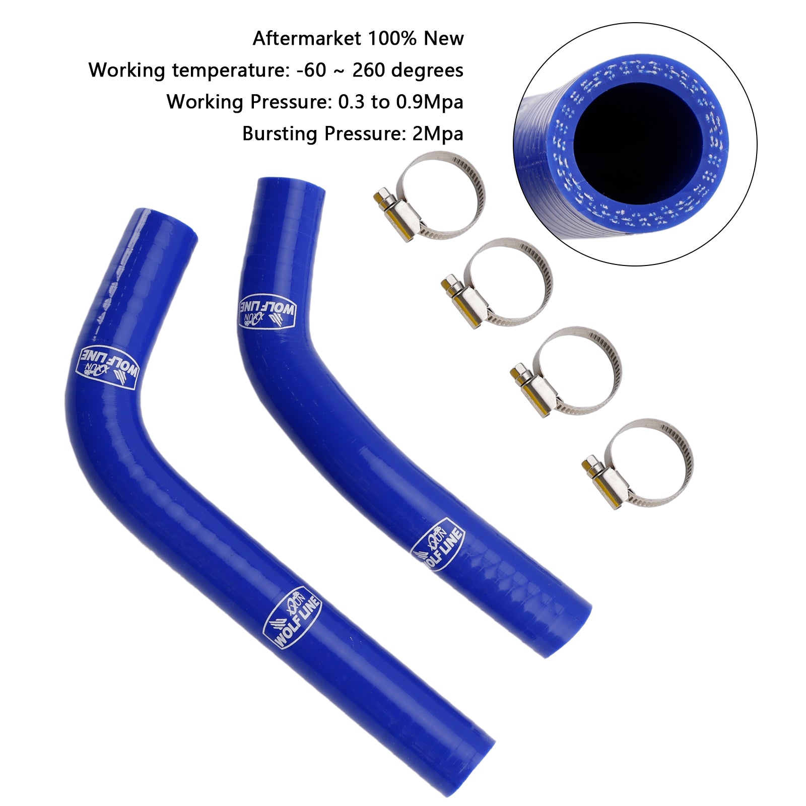 2015-2024 Yamaha MT-03 MT-25 YZF R3 R25 Mangueira de resfriador de radiador de silicone R25