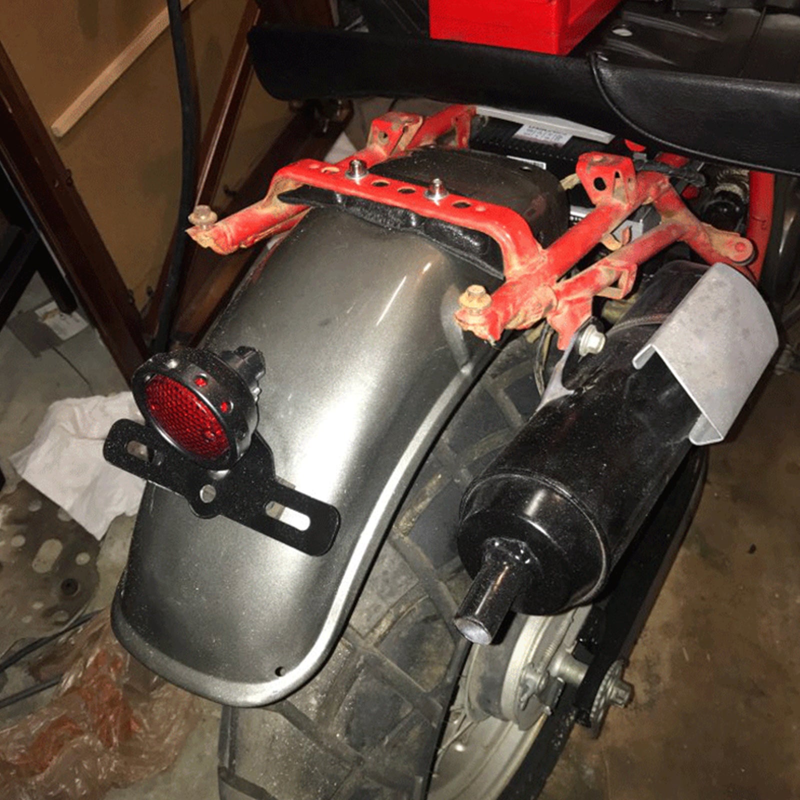 Motorcycle Motorbike Rear Hugger Fender Mudguard for Suzuki GN125 GN250