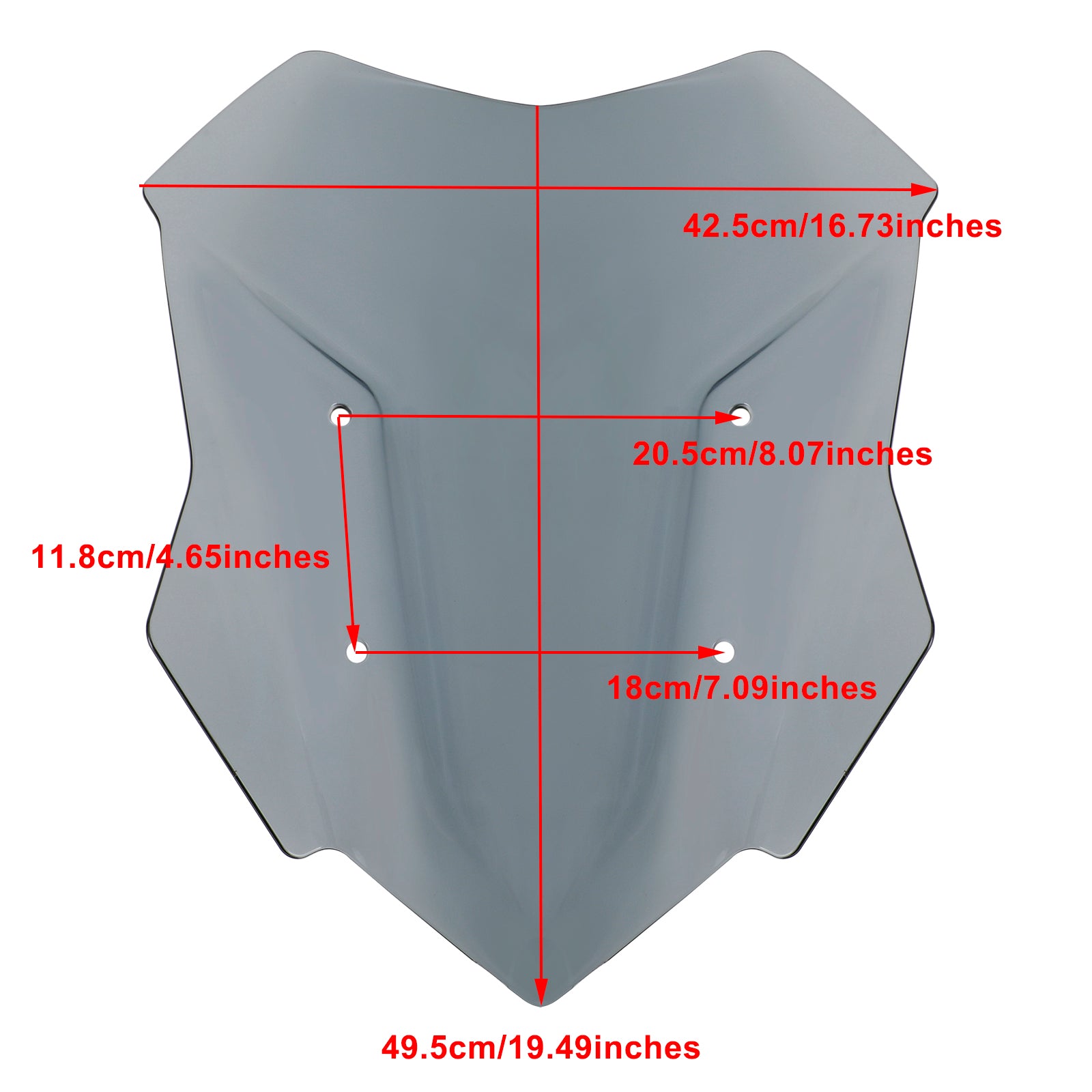 BMW S1000XR 15-19 ABS Motorcycle Windshield WindScreen