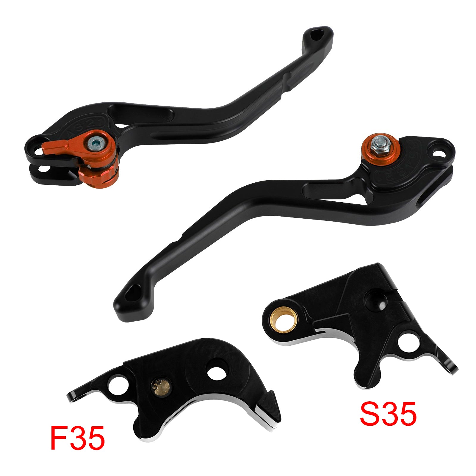 05–06 Orange Suzuki GSXR600 06–10 GSXR1000 NEU Kurzkupplungs-Bremshebel
