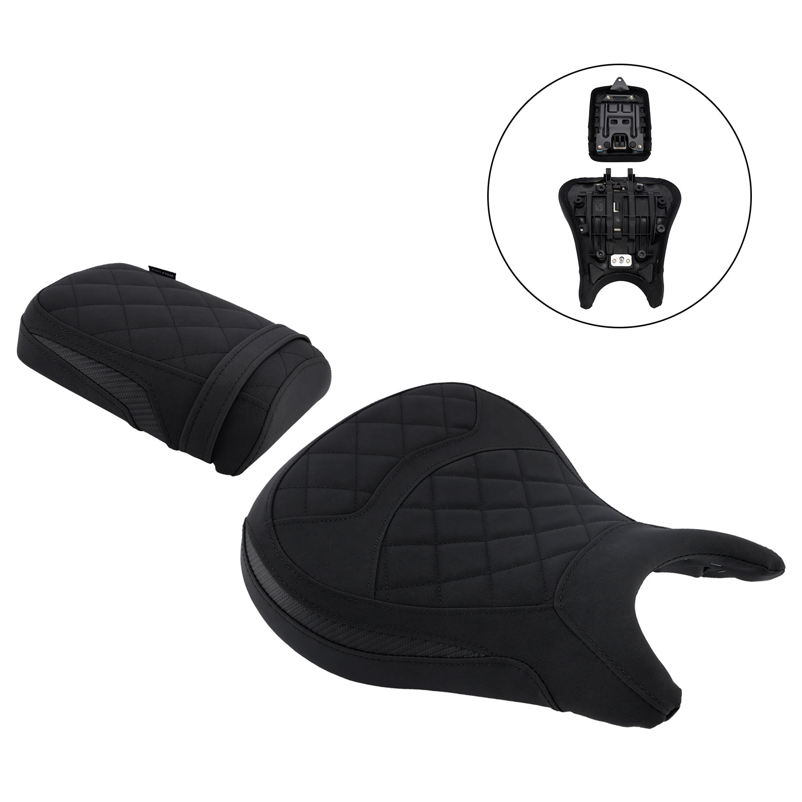 24-25 Kawasaki Eliminator 500 Front&Rear Raider Passenger Kit Lower Black
