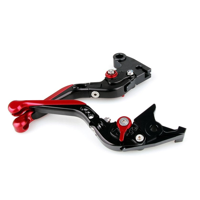 2000-2001 Honda CBR929RR Adjustable Folding Extendable Brake Clutch Levers Red