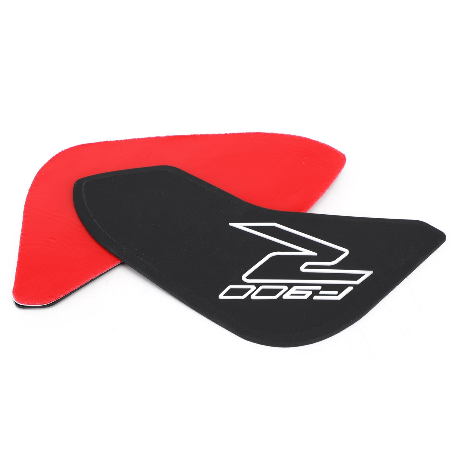 BMW F900R 2020ゴム製2xサイドタンクパッド燃料タンクプロテクターブラック