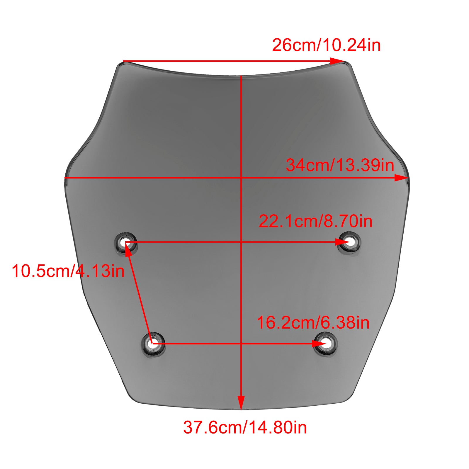 2024 BMW R1300GS Strålkastare vindrutan täcker vindrutan vindrutan