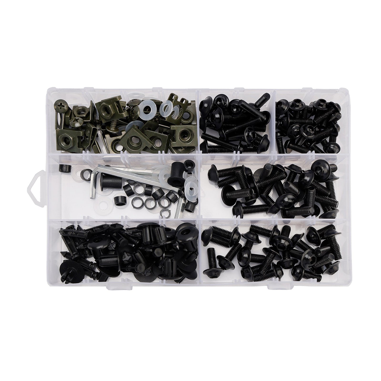 Amotopart 2006-2007 Kawasaki ZX10R Black Green Fairing Kit