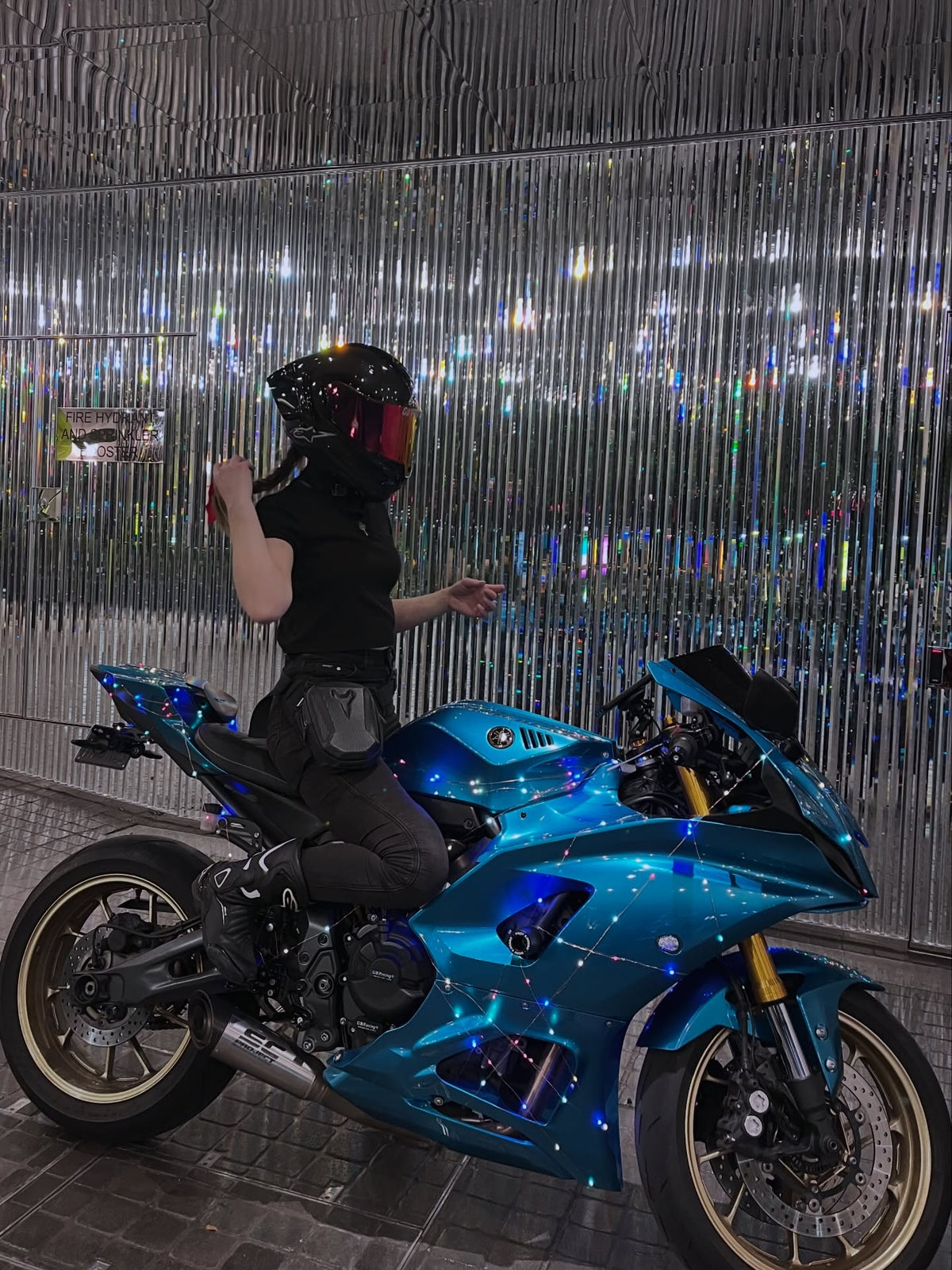 Amotopart 2021-2025 Yamaha YZF-R7 Blue Fairing Kit