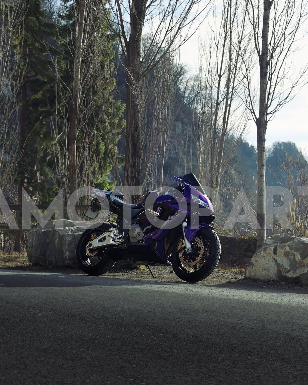 Amotopart 2003-2004 Honda CBR600RR Purple Black Fairing Kit