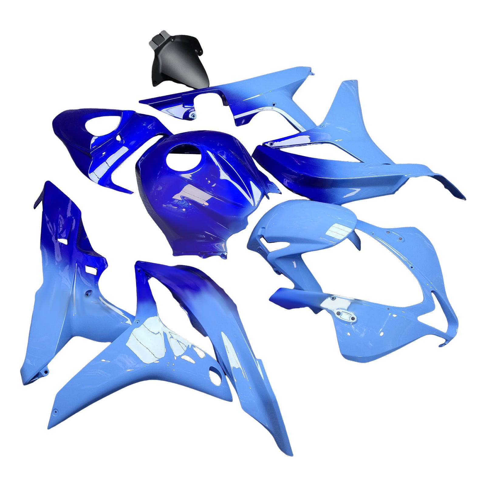 Amotopart 2007-2008 Honda CBR600RR Blue Light Blue Fairing Kit