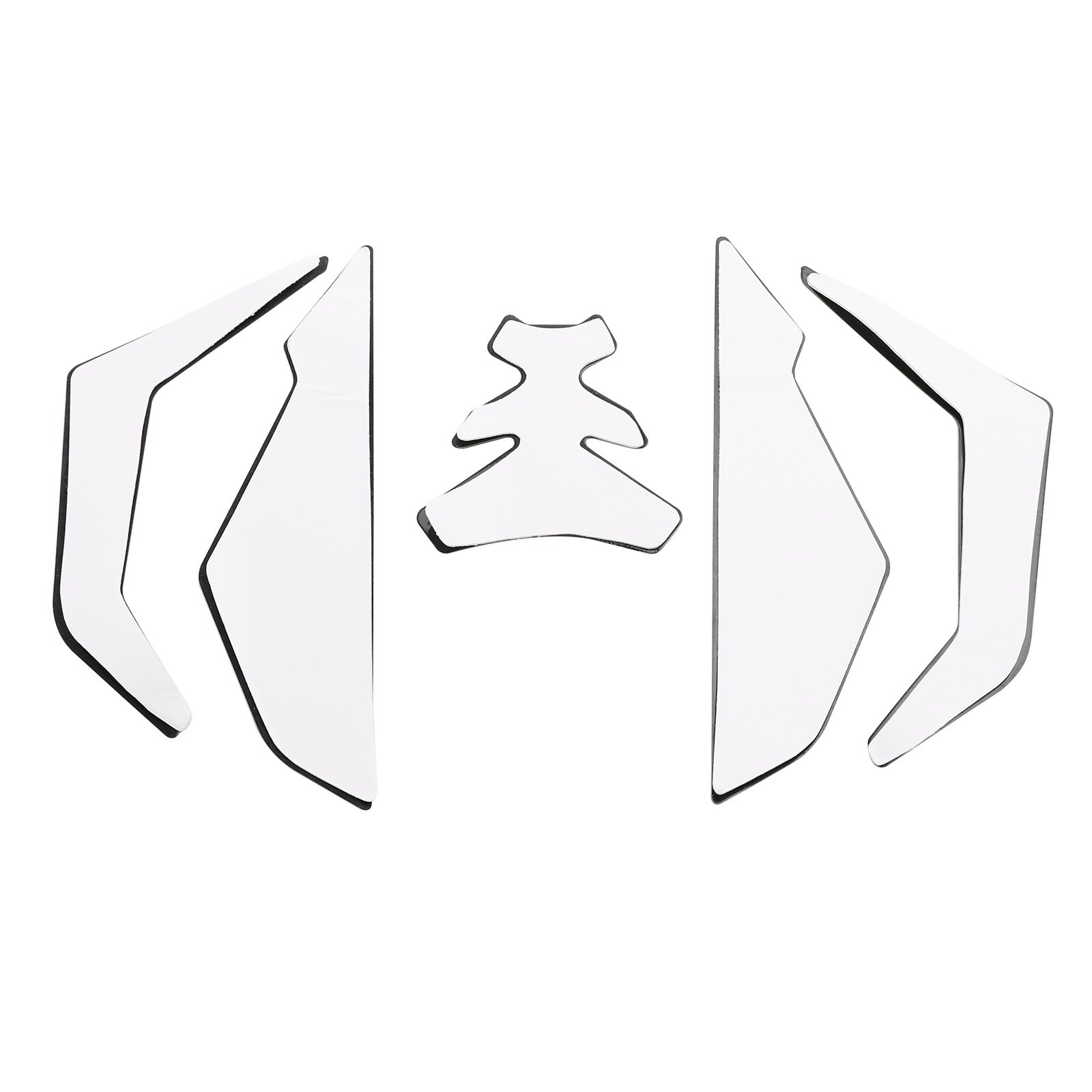 Seitentank Traktion Grip Knie Pads - Schwarz für Suzuki Katana 2021 - 2024