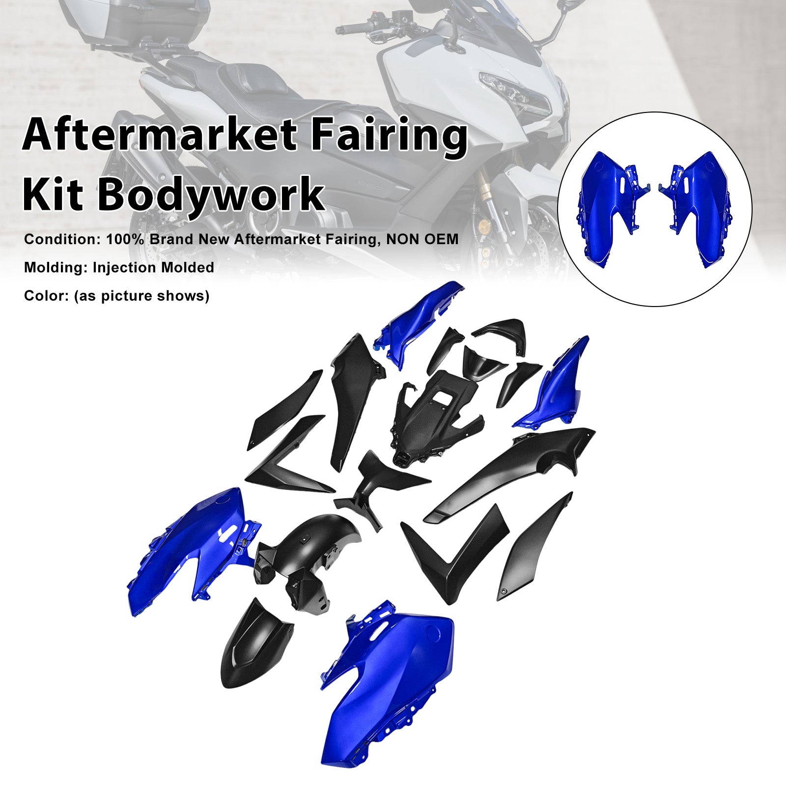 Amotopart 2025-2026 Yamaha TMAX560 Fairing Kit Collection
