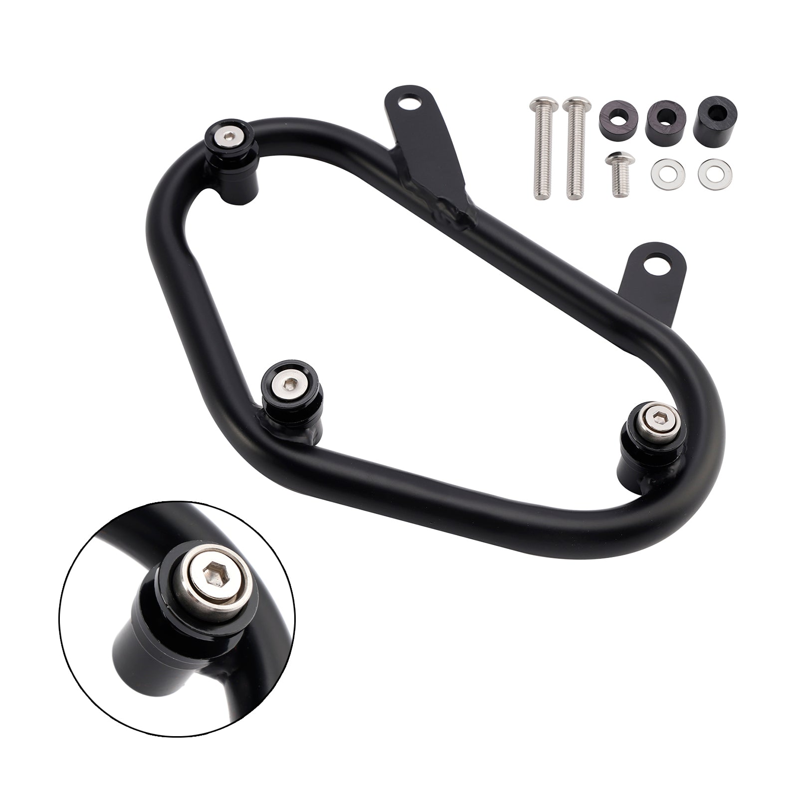 24-25 Speed Scrambler 400 X Luggage Rack Side Saddle Bag Mount Bracket Left