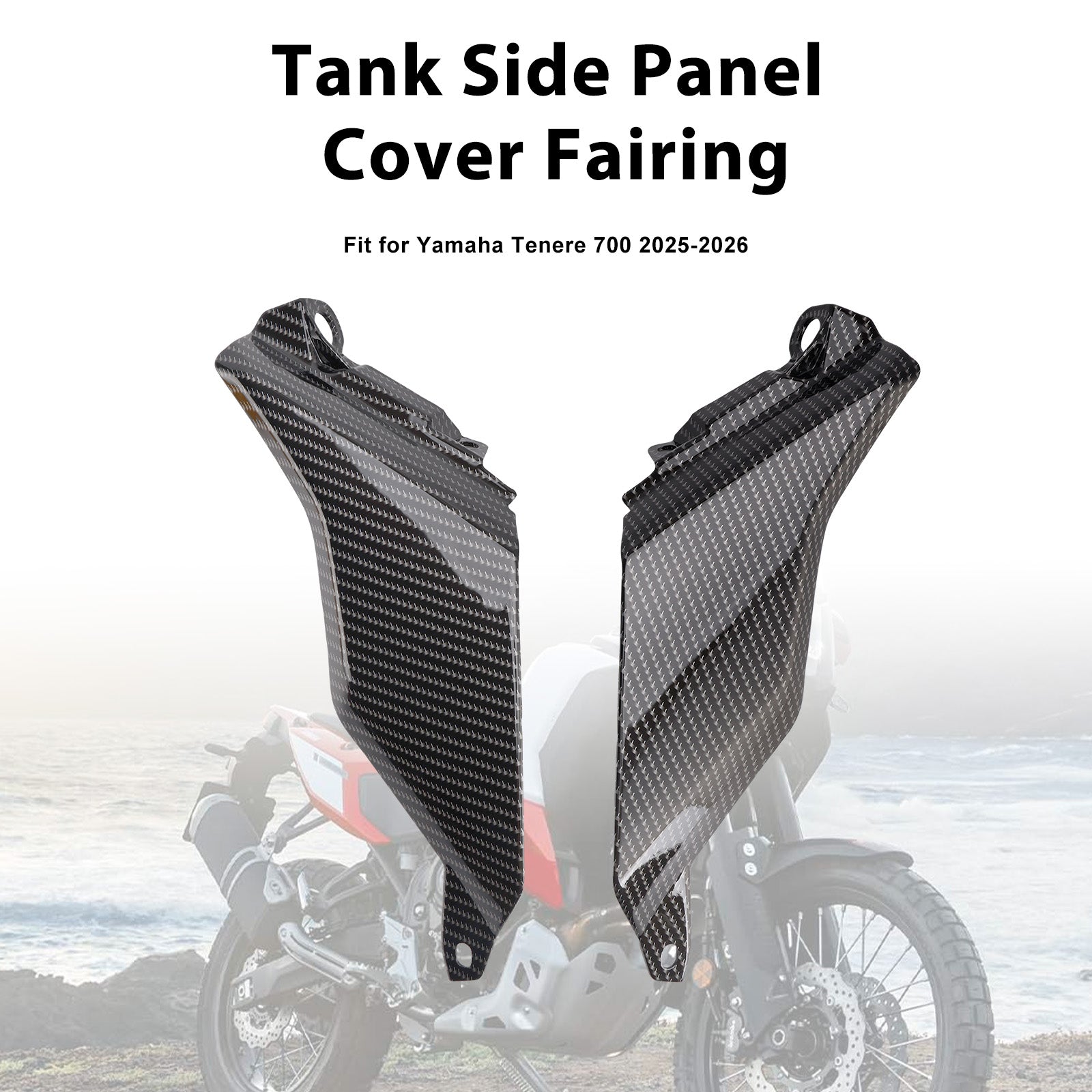 2025-2026 Yamaha Tenere 700 Tankseitenverkleidung Verkleidungsverkleidung