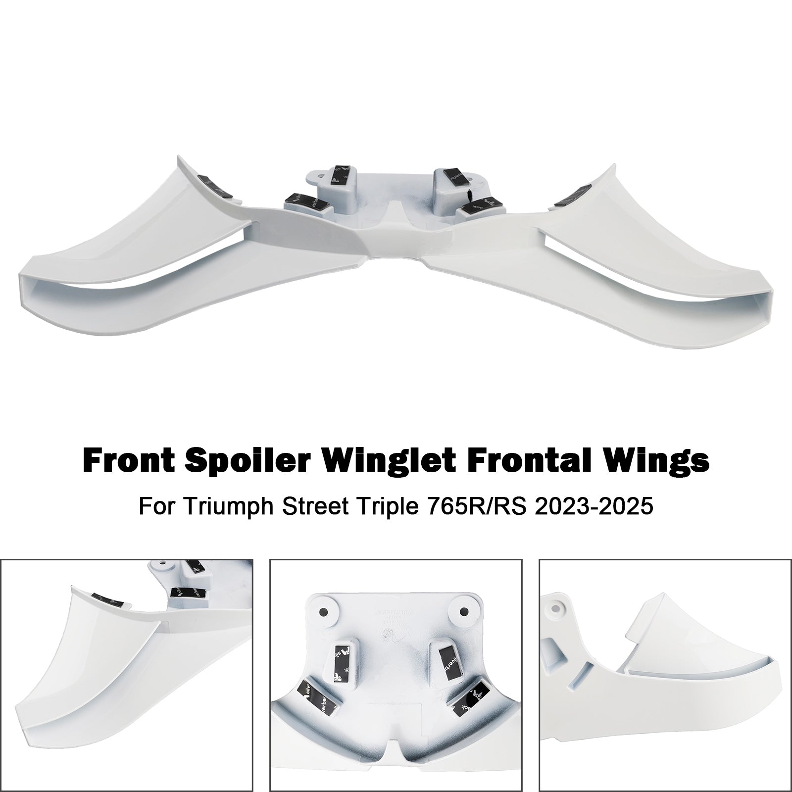 2023-2025 Street Triple 765R/RS Front Spoiler Winglet Frontal Wings