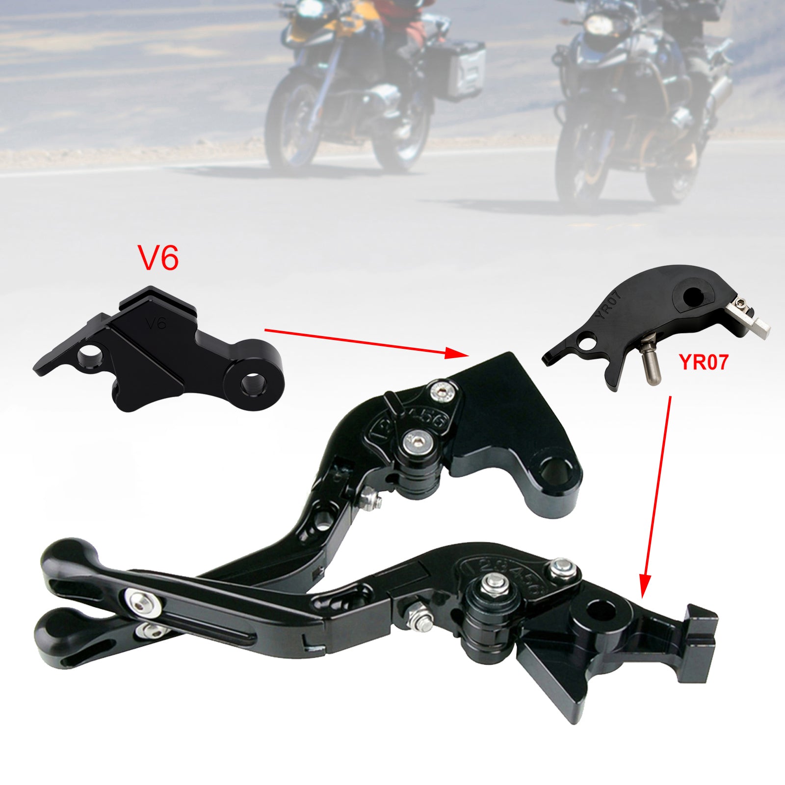 24-25 YAMAHA XSR900 XSR900GP MT-09 MT-09SP Adjustable Clutch Brake Lever