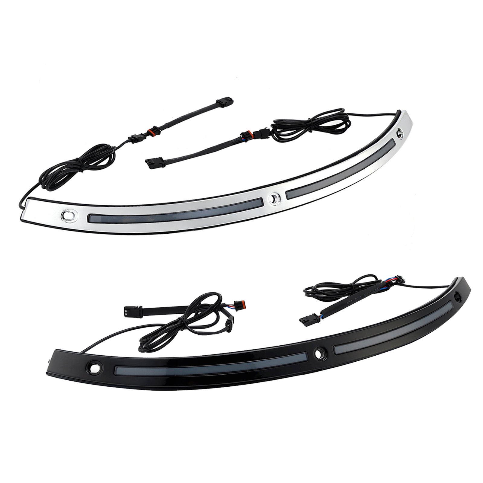 2014+ Touring Electra Glide LED Running Turn Signal Light Windshield Trim