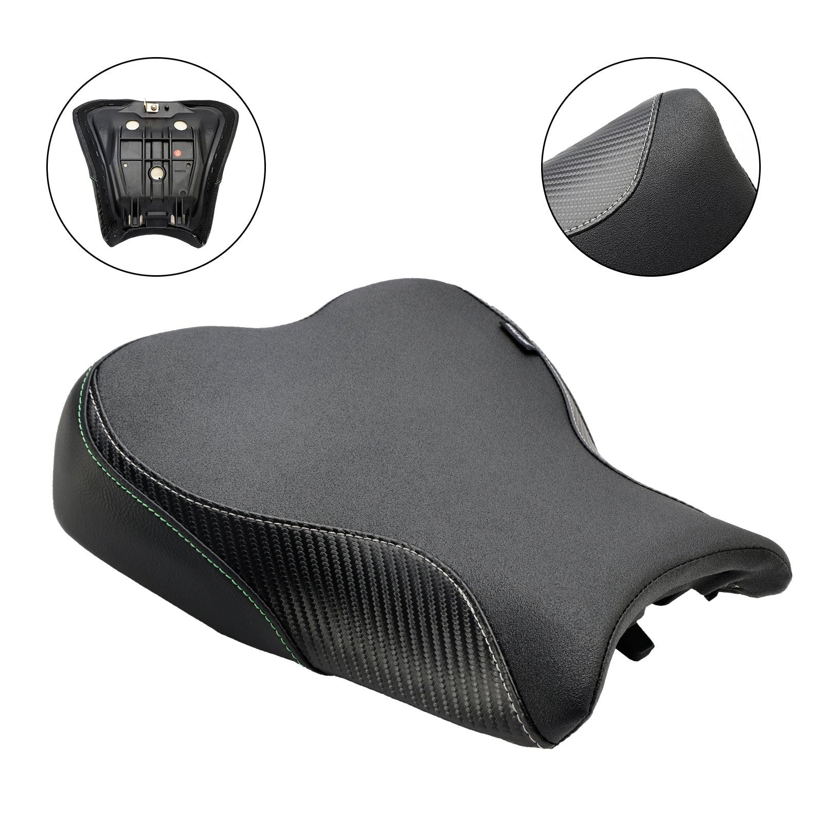 Kawasaki Ninja Zx-4R Rr 2023 Front Raider Seat Driver Cushion Pu Black