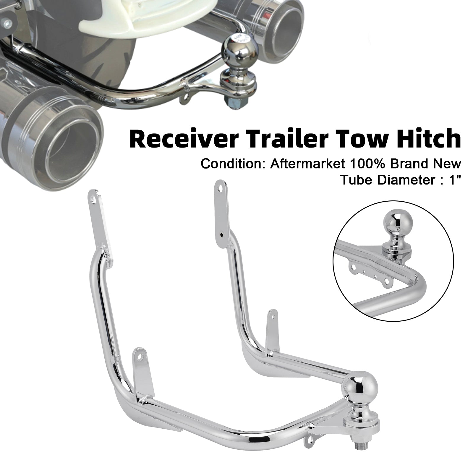 2009-2023 Touring Electra Street Glide FLHX Receiver Trailer Tow Hitch