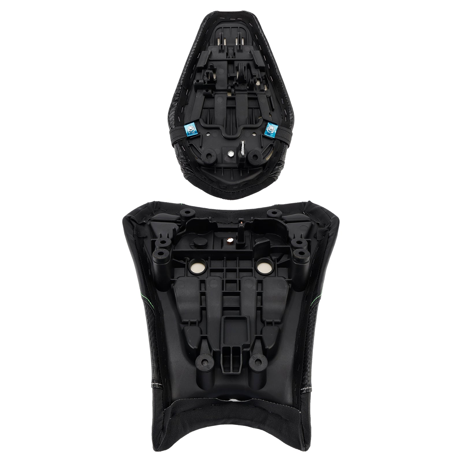 19-25 Kawasaki Zx-6R Zx 6R Lower Front W/ Rear Seat Driver Pillion Black1