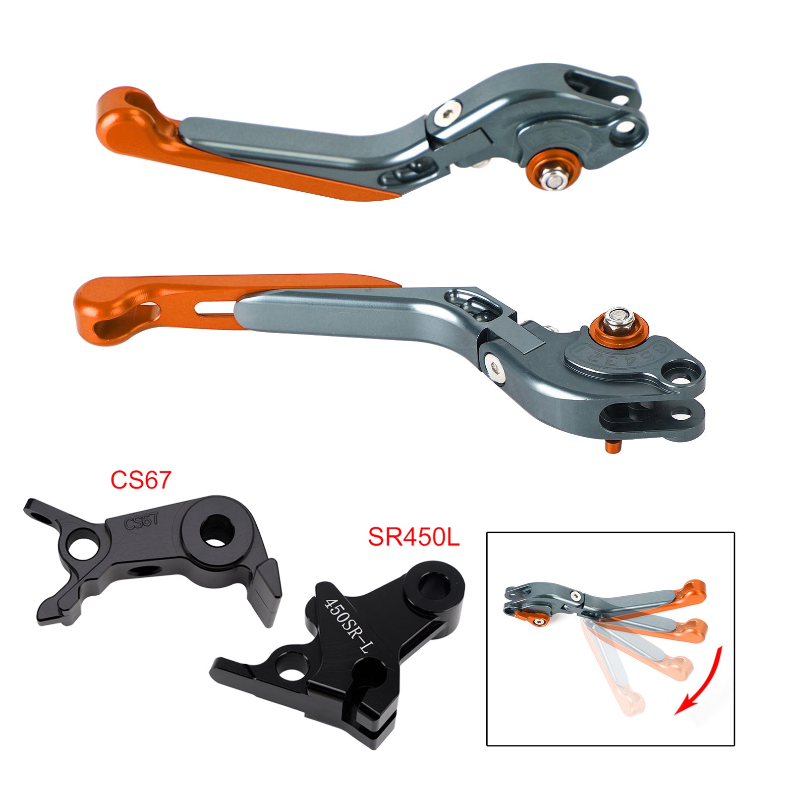 2024-2026 VOGE DS900X 900DSX Adjustable Clutch Brake Lever
