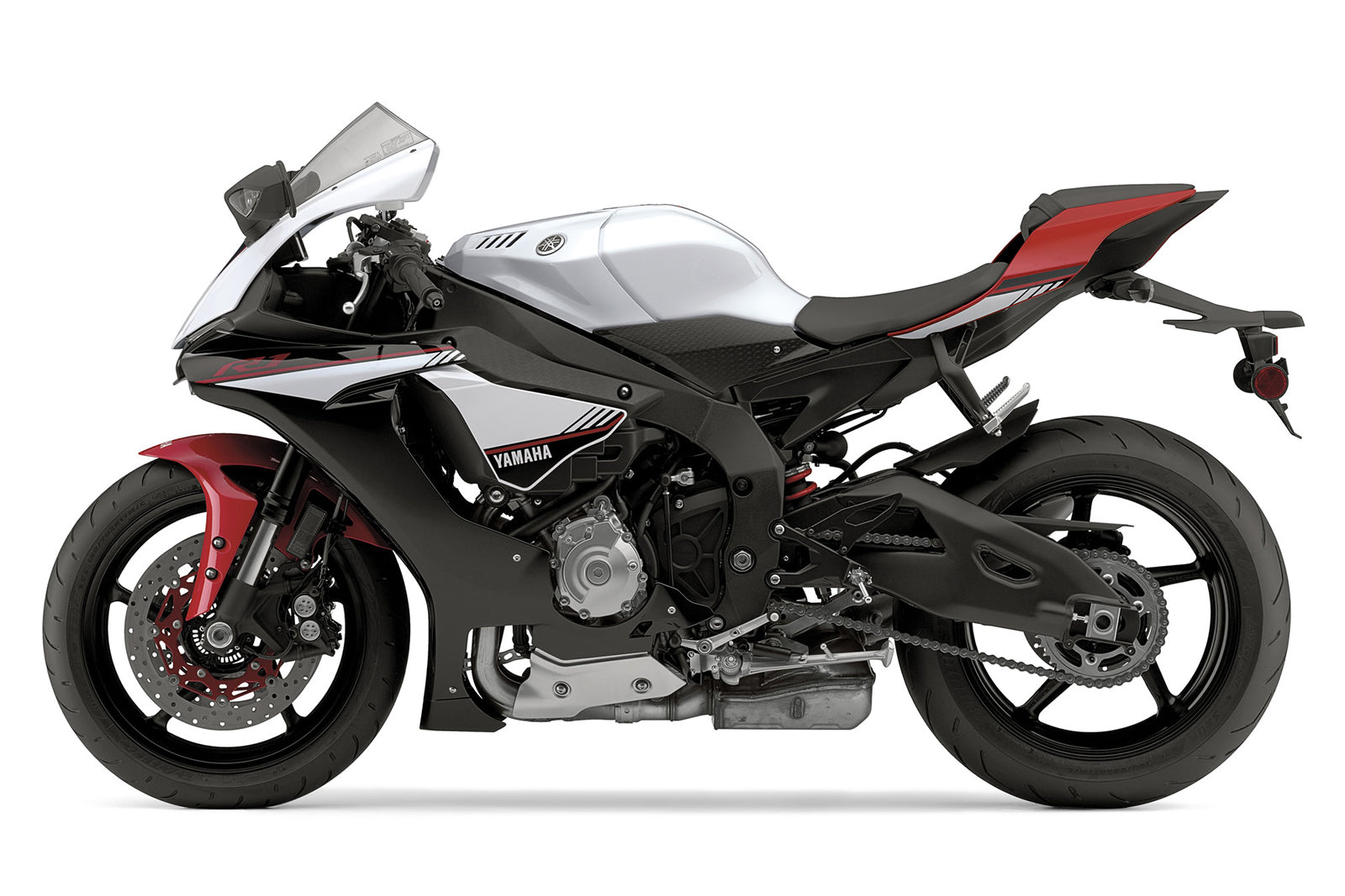 Amotopart 2015-2019 Yamaha YZF 1000 R1 White Black Red Fairing Kit