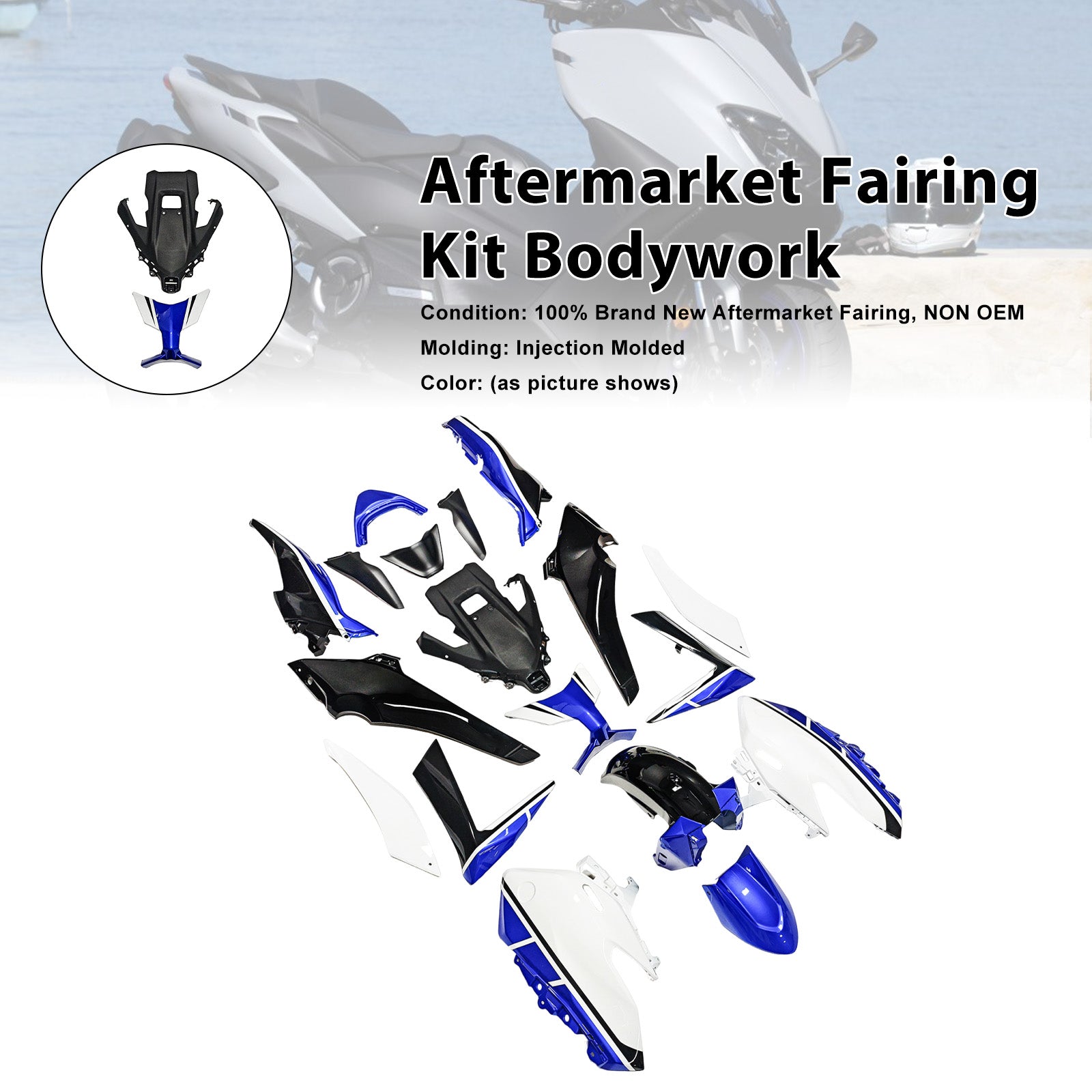 Amotopart 2025-2026 Yamaha TMAX560 Fairing Kit Collection