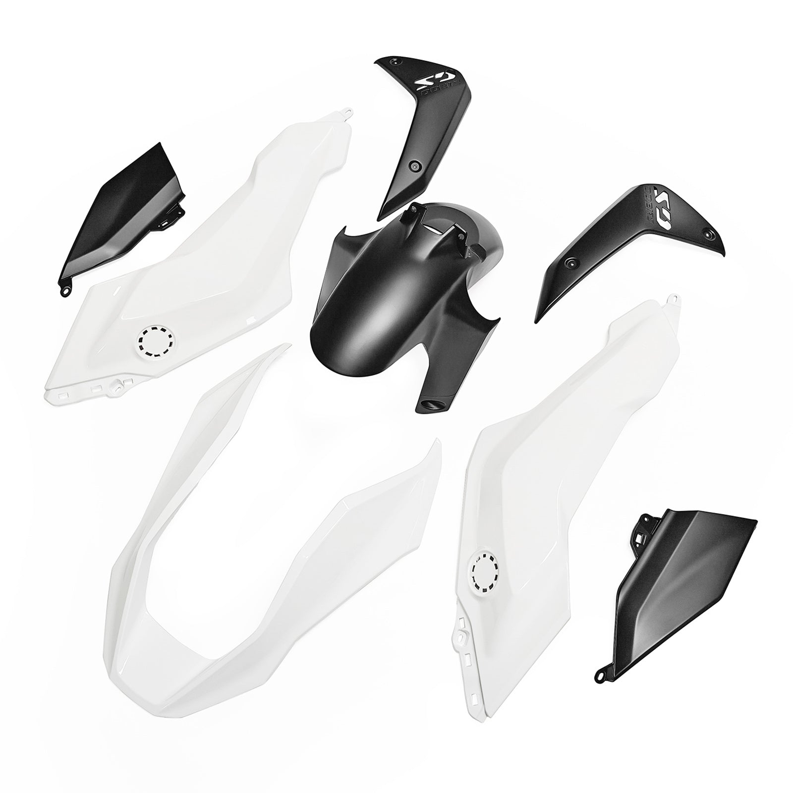 Amotopart 2024-2025 BMW R1300GS
White Black Fairing Kit