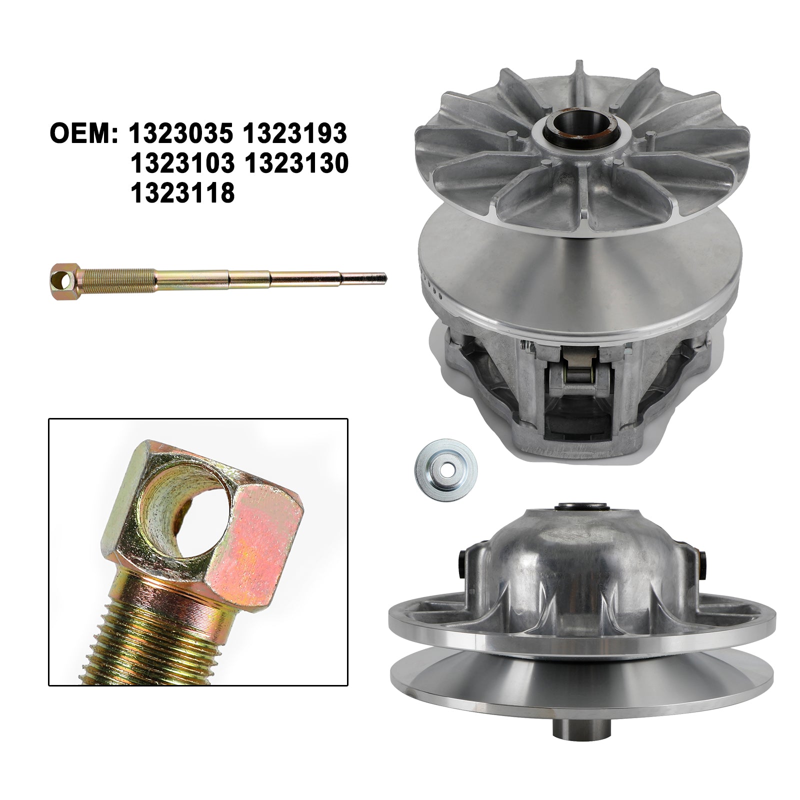 Variador de embrague primario secundario 14-19 Polaris Ranger 900XP