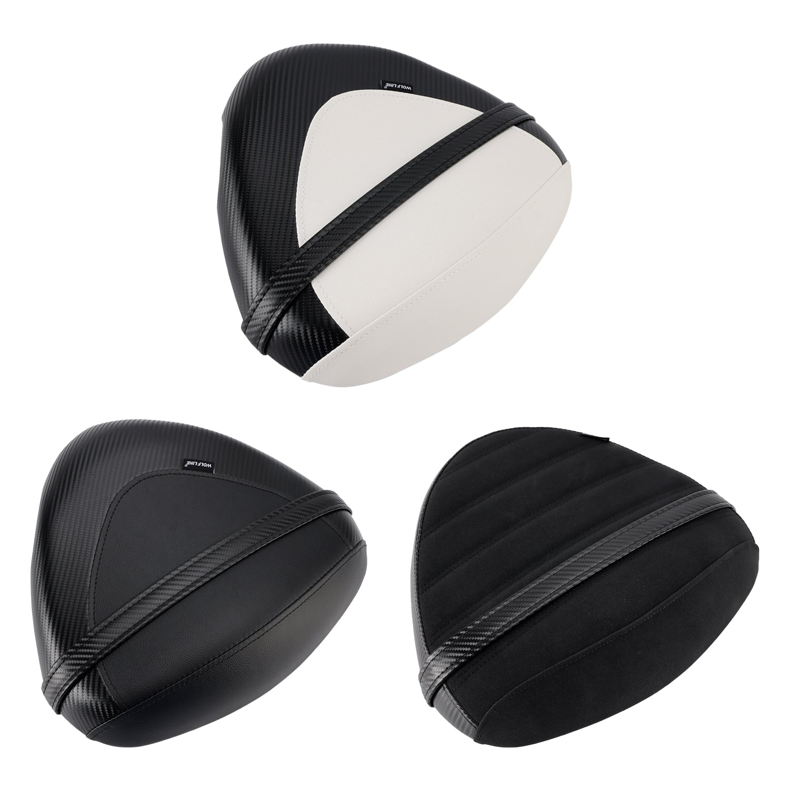 22-24 White SUZUKI Hayabusa GSX1300R Rear Seat Passenger Cushion Flat Pu