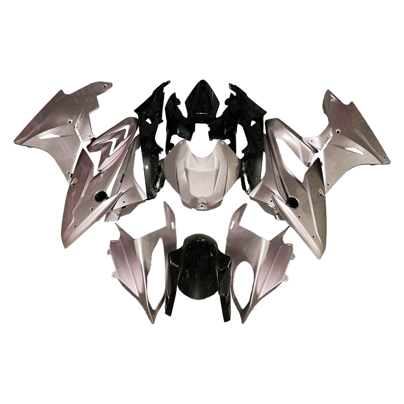 Amotopart 2015-2016 BMW S1000RR Rose Gold Black Fairring Kit