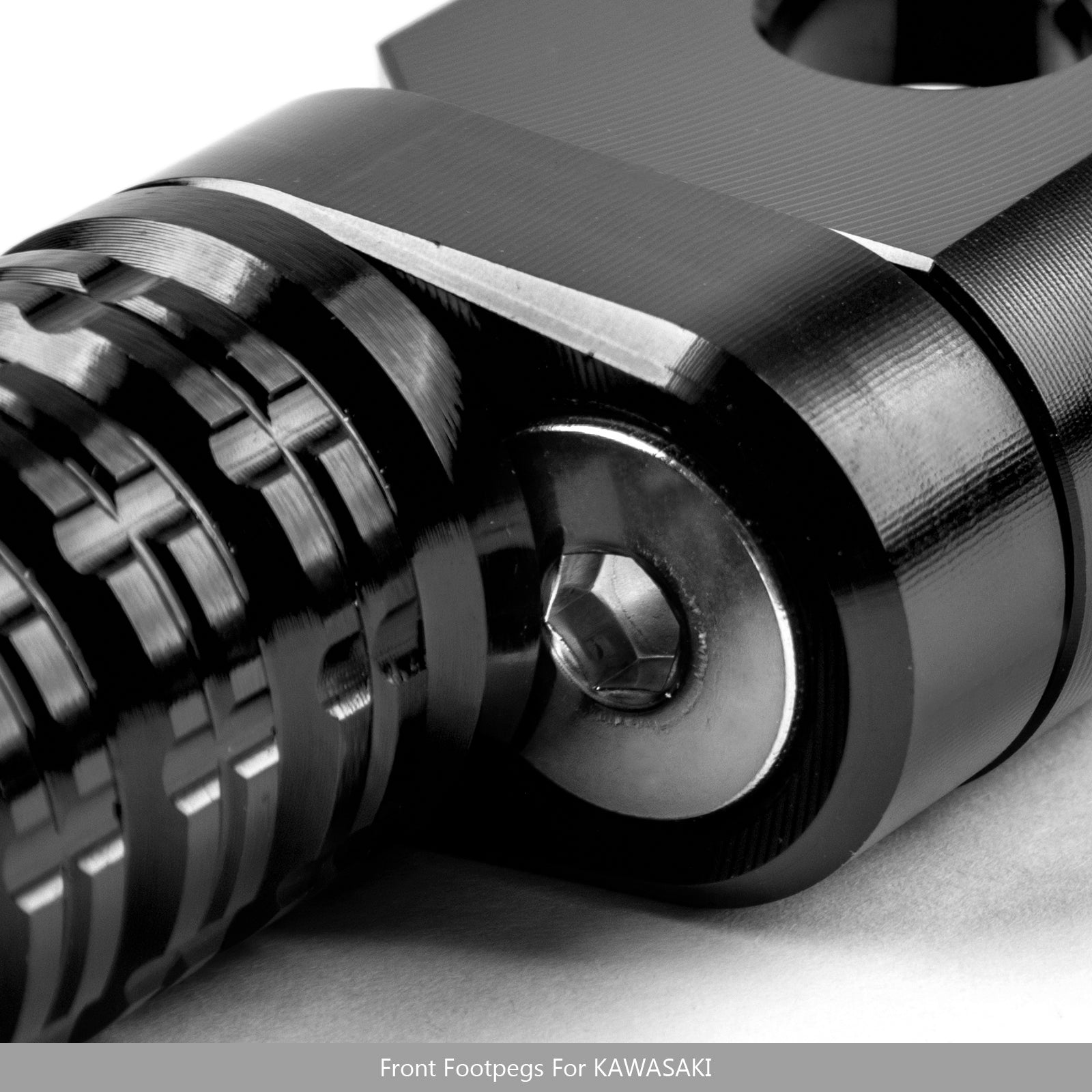 KAWASAKI Z300 Z800 Z650 Z900 ZRX1200 Estriberas delanteras CNC Reposapiés