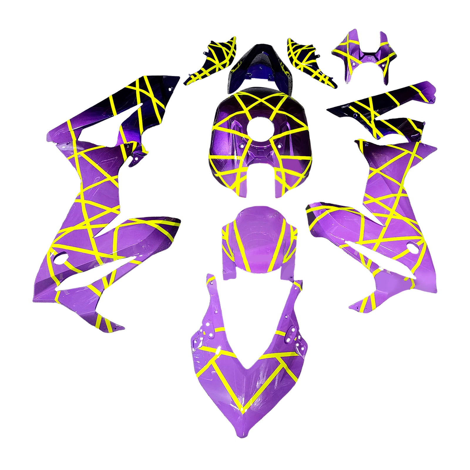 Amotopart 2019-2020 Honda CBR650R Purple Fairing Kit