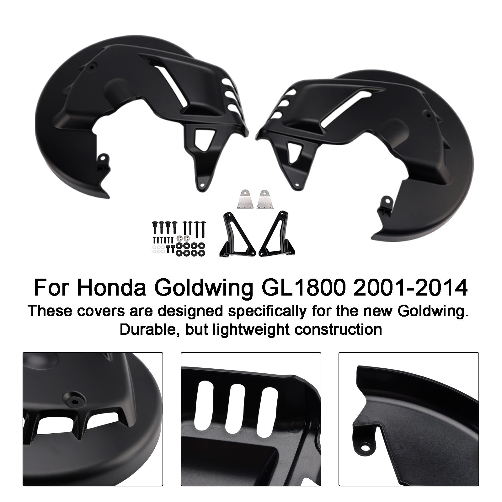 Honda Goldwing GL1800 F6B 01-15 Front Brake Disc Rotor Covers