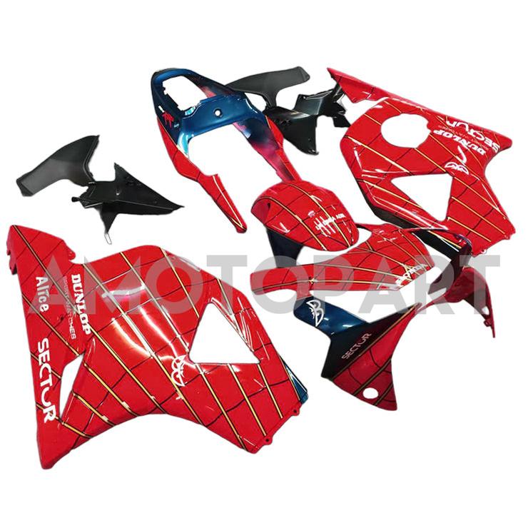 Amotopart 2002-2003 Honda CBR954 Red Gold Fairing Kit