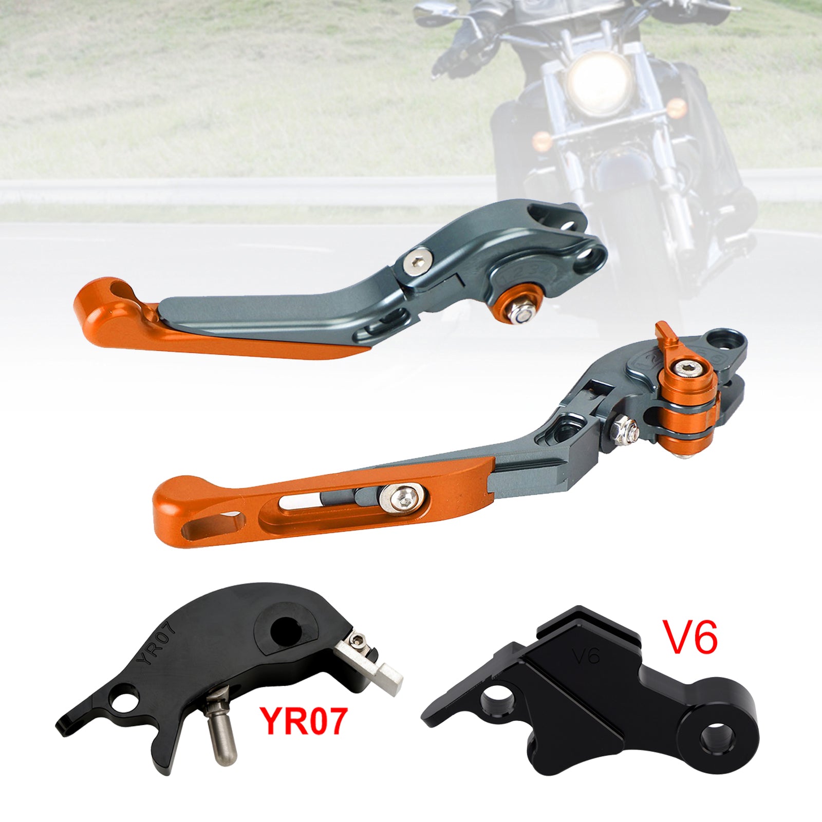 2024–2025 Yamaha XSR900 XSR900GP MT-09 verstellbarer Kupplungsbremshebel