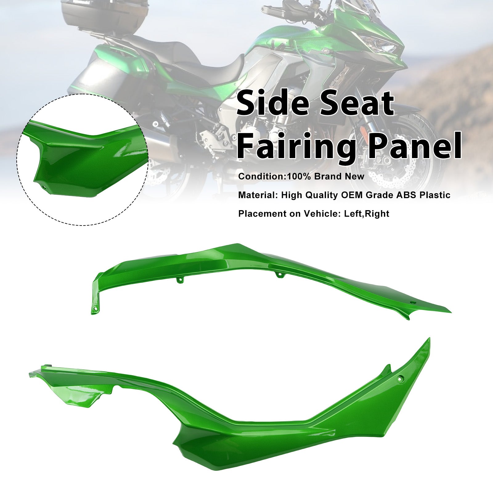 2019-2024 Kawasaki Versys 1000 Side Seat Fairing Guards Cowl