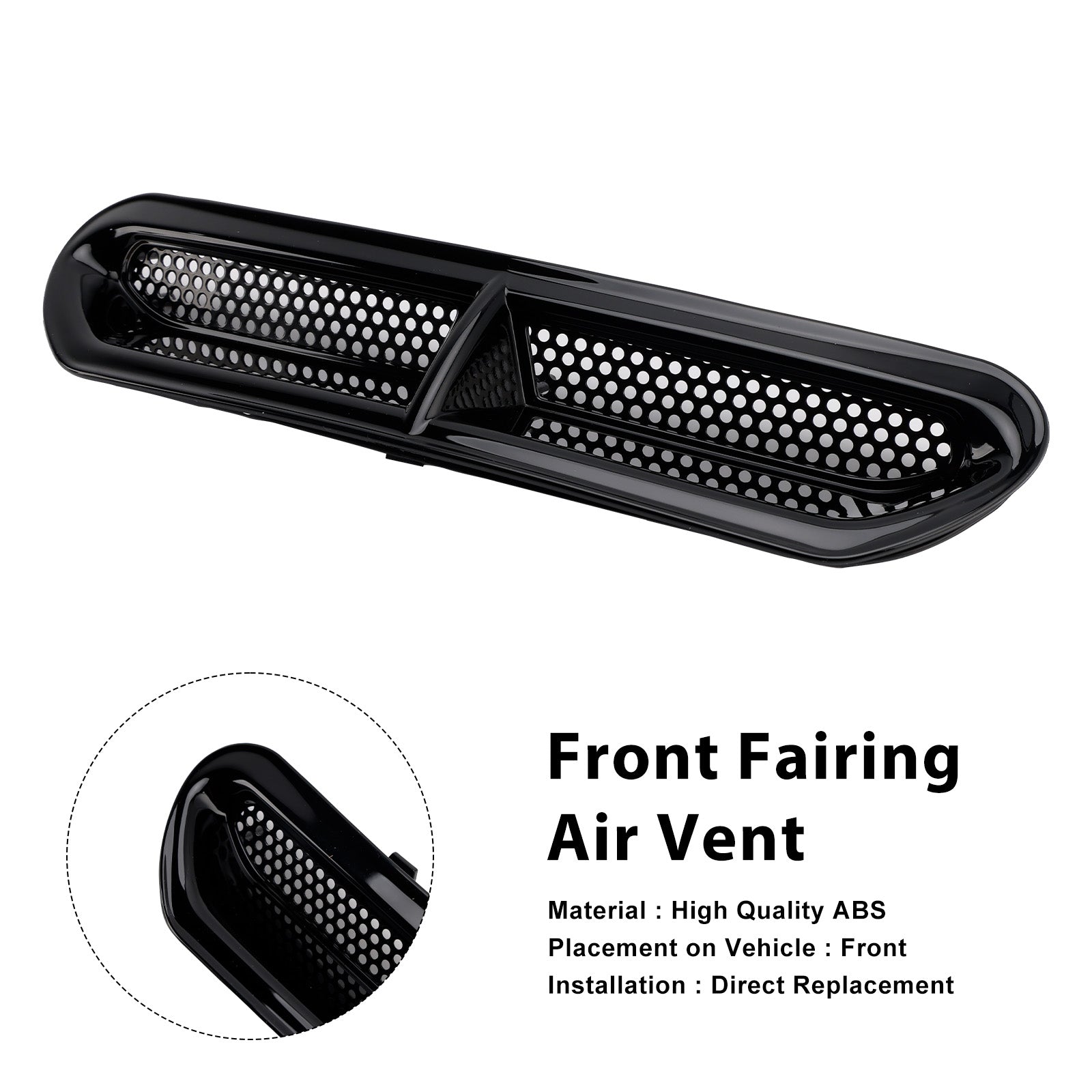 2014-2024 Touring Street Glide Electra Glide Air Vent Trim voorkuip