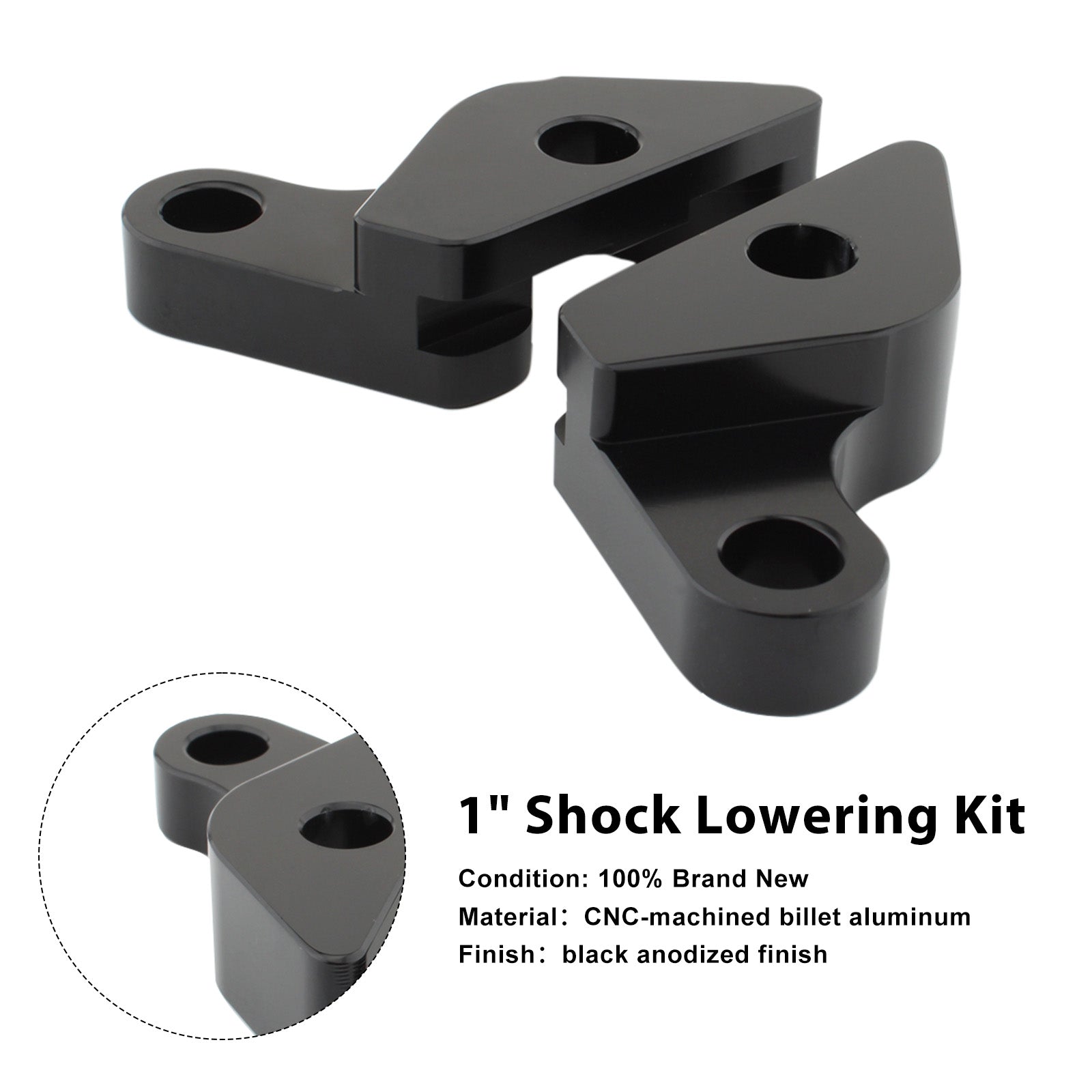 2007-2017 V-Rod VRSC 02-17 Night Rod Special 1" Shock Lowering Kit Fit