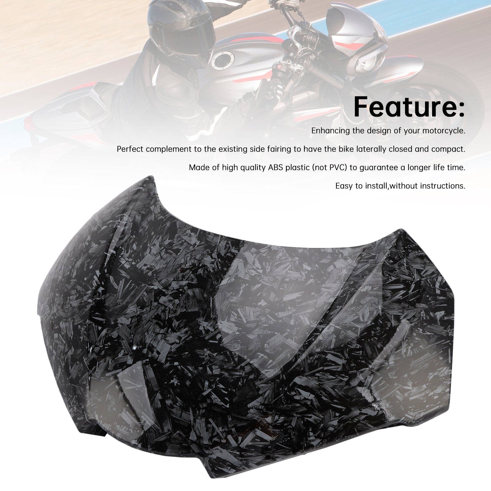 2020-2022 Street Triple 765 R/RS Front Nose Headlight Cover Fairing
