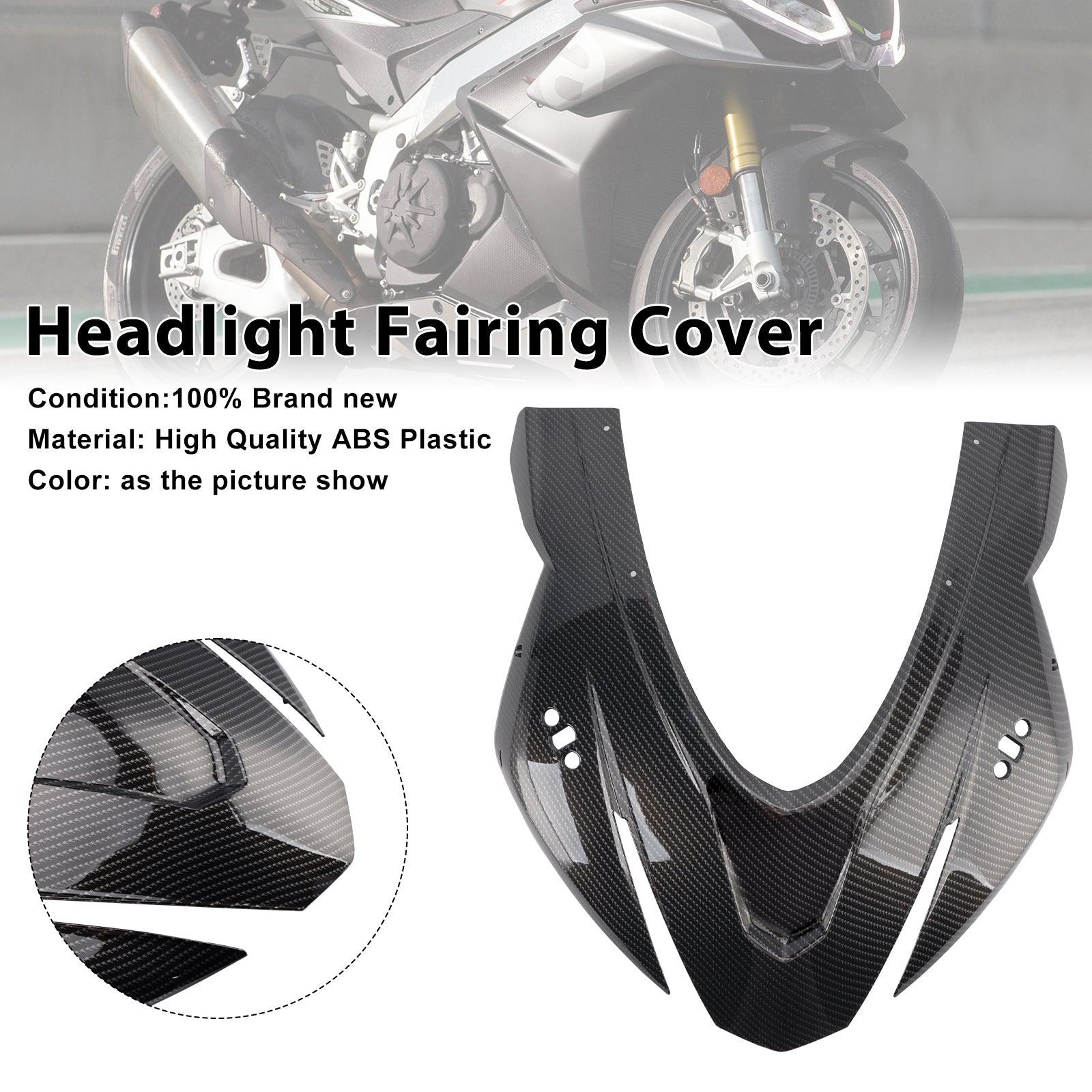 2021-2024 Aprilia RSV4 Headlight Fairing Windshield Cover