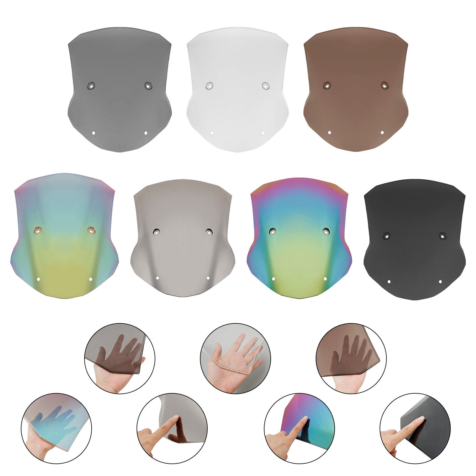 20-24 BMW S1000XR Scheinwerfer Windschutzscheibe Windschutzscheibe Windschutzscheibe