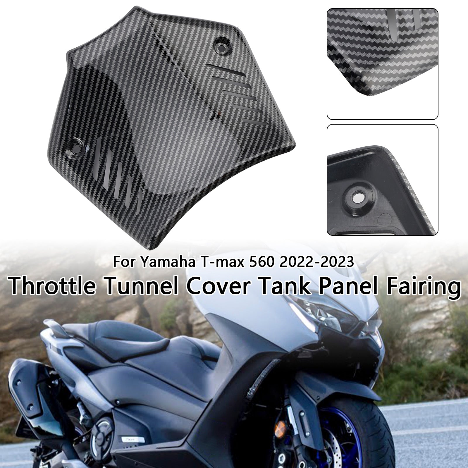 2022 2023 YAMAHA TMAX 560 GASS TUNNEL TANK Tankpanelen