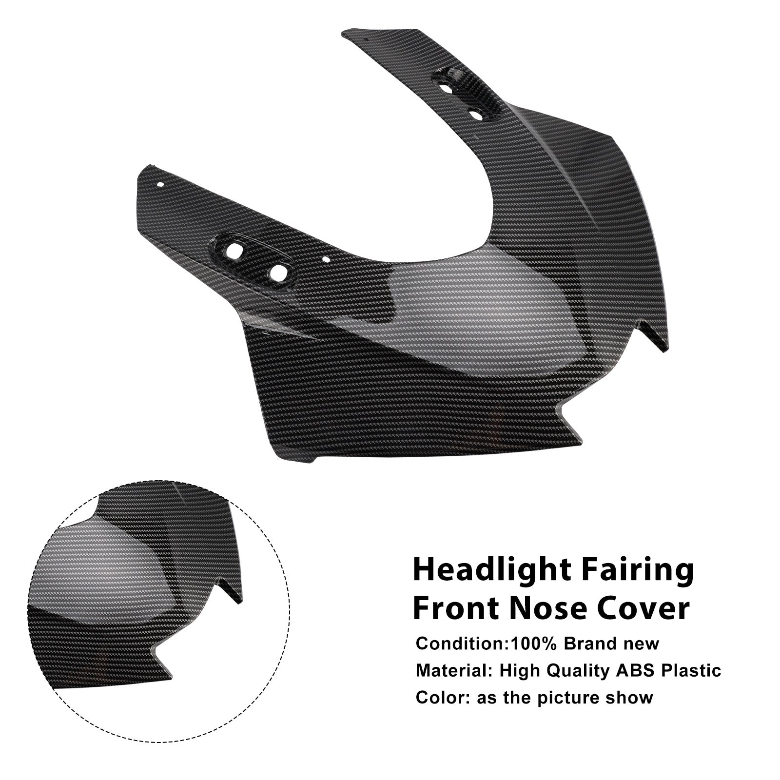 2025-2026 Yamaha YZF-R3 R25 Headlight Fairing Front Nose Cover