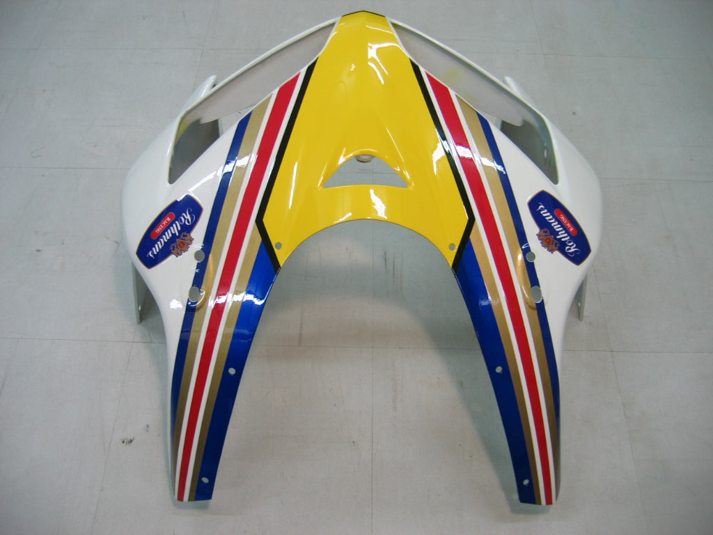 Amotopart 2005-2006 Honda CBR600RR Yellow & Blue Style2 Fairing Kit