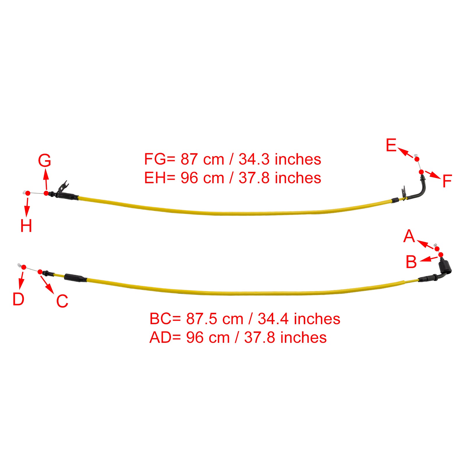 Suzuki GSXR1000 2017-2023 Throttle Cable Wire