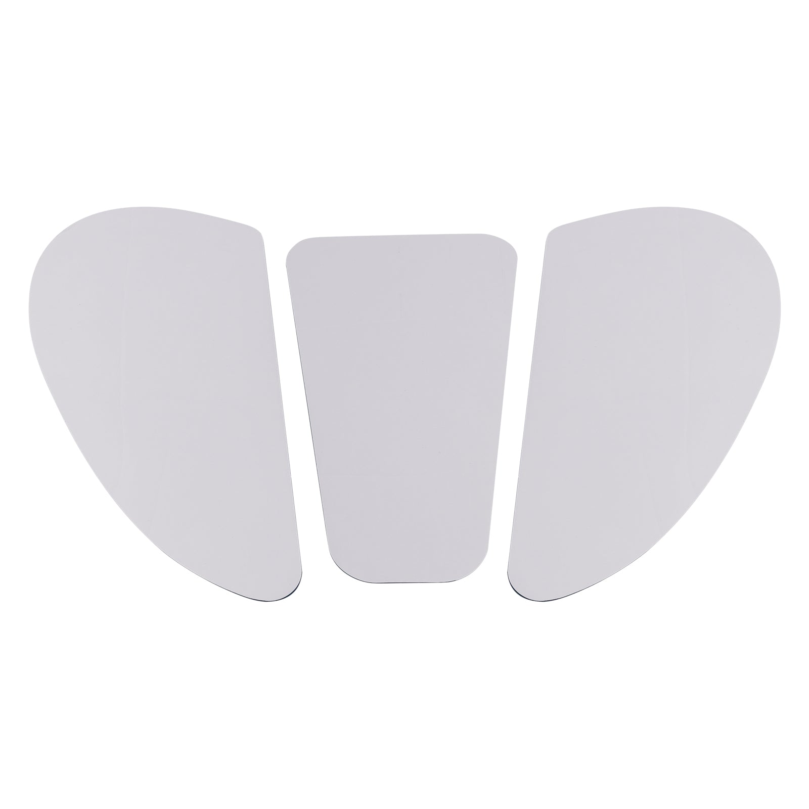 3x 燃料ガソリンタンクカスタム膝パッドユニオンジャックボンネビルボバースクランブラー用