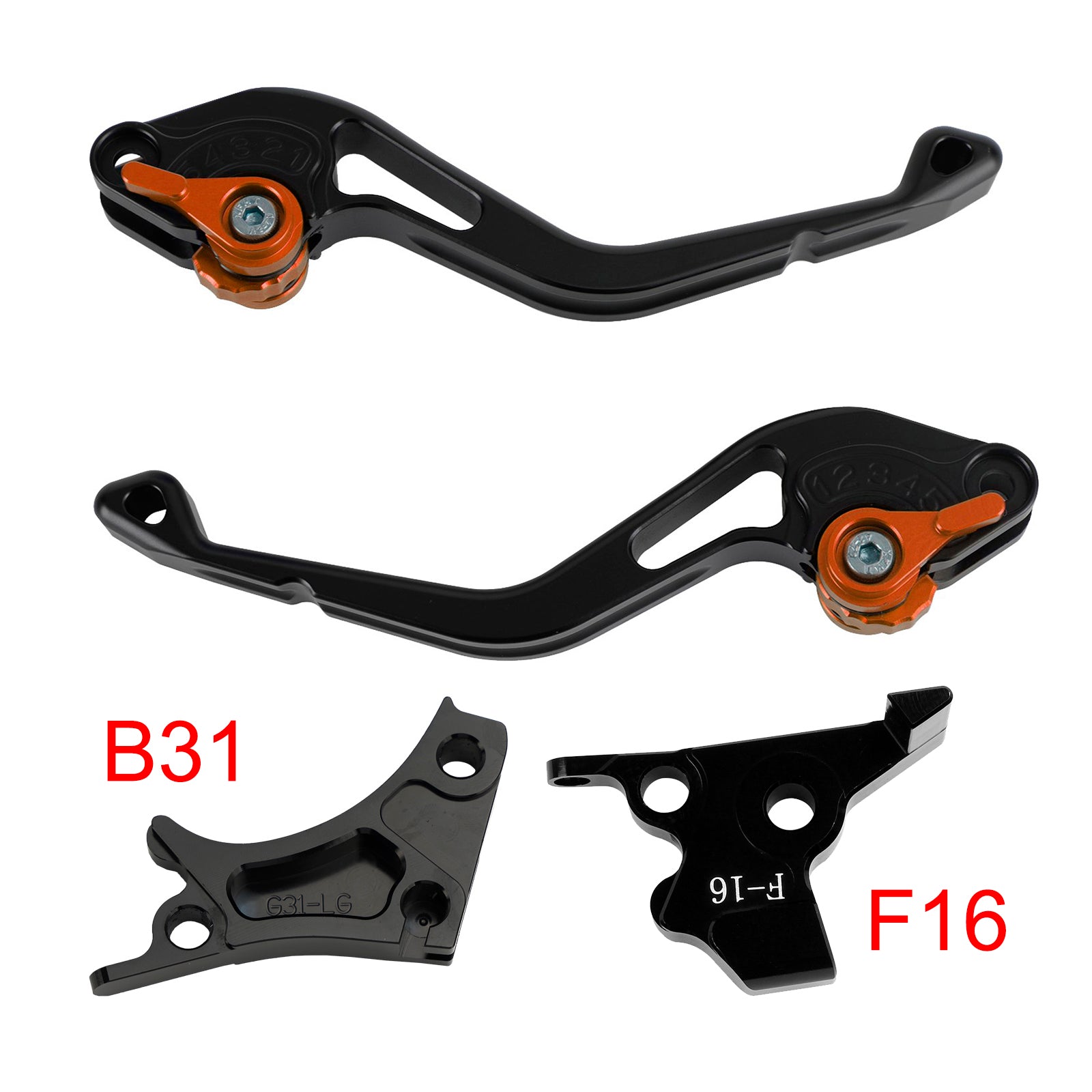 2017-2018 Orange BMW G310R G310GS NY kortkoblingsbremsehåndtag