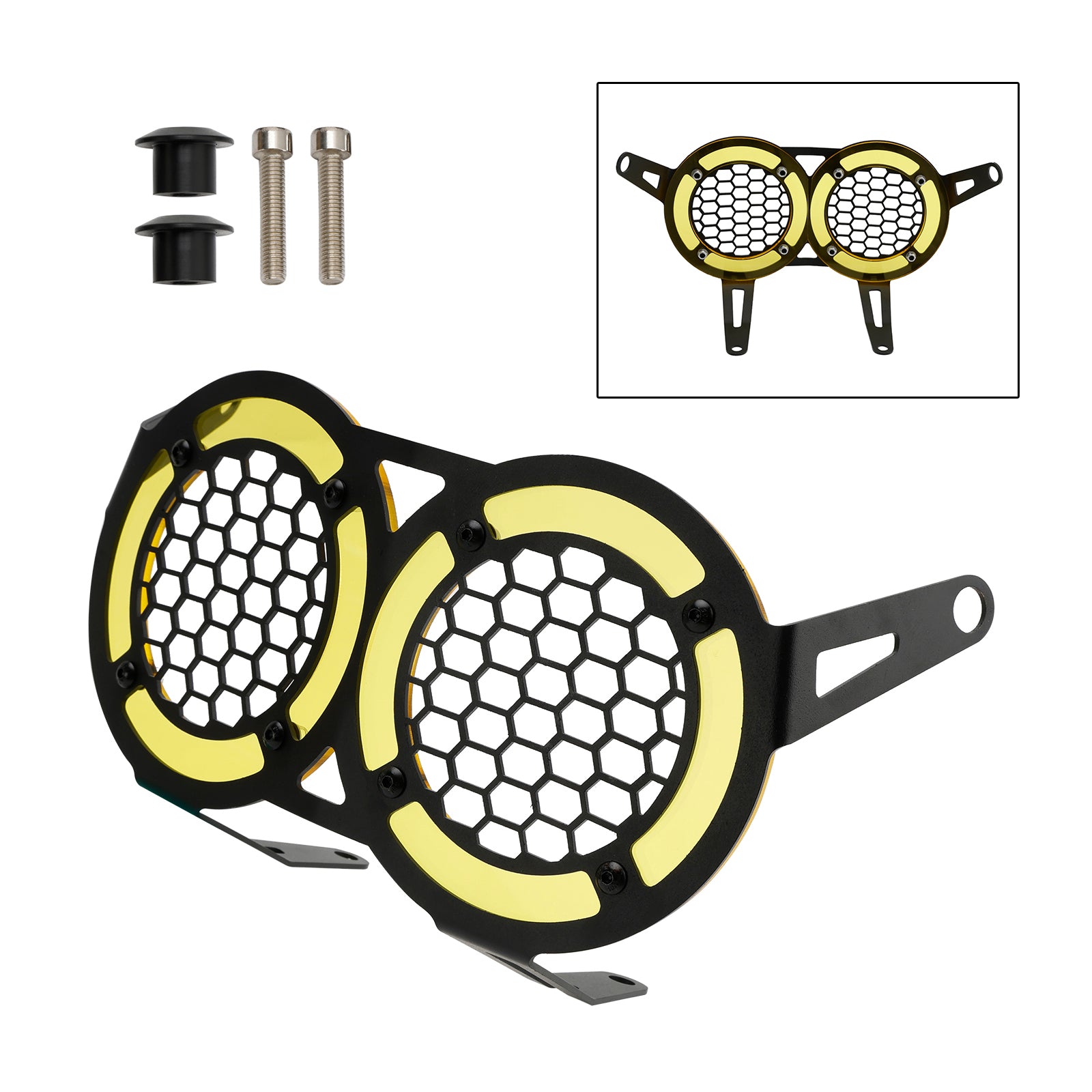 Protezione protettiva in acrilico per protezione faro adatta per Ducati Desertx 2022-2023