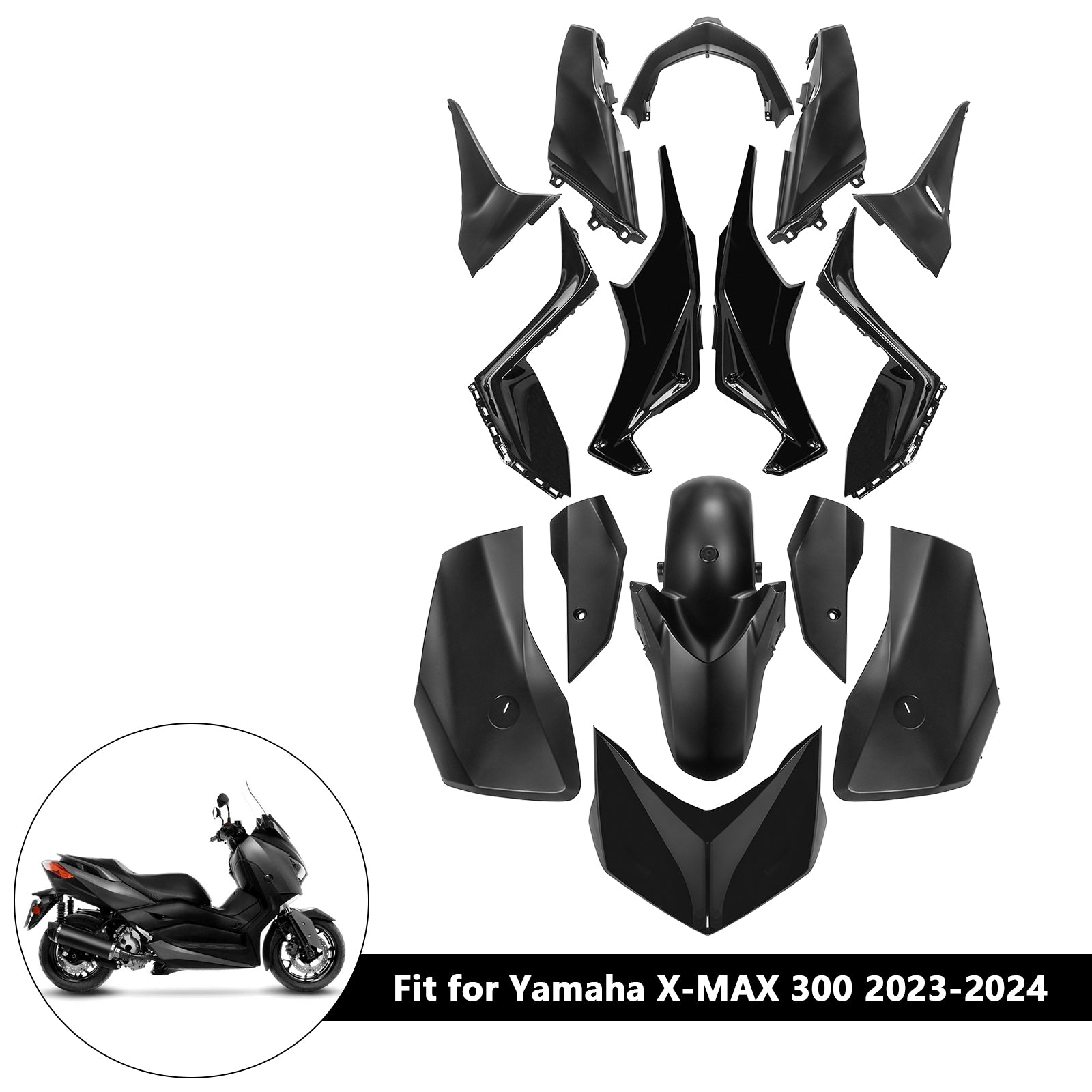 Amotopart 2023-2024 Yamaha x Max 300 Kit de carénage