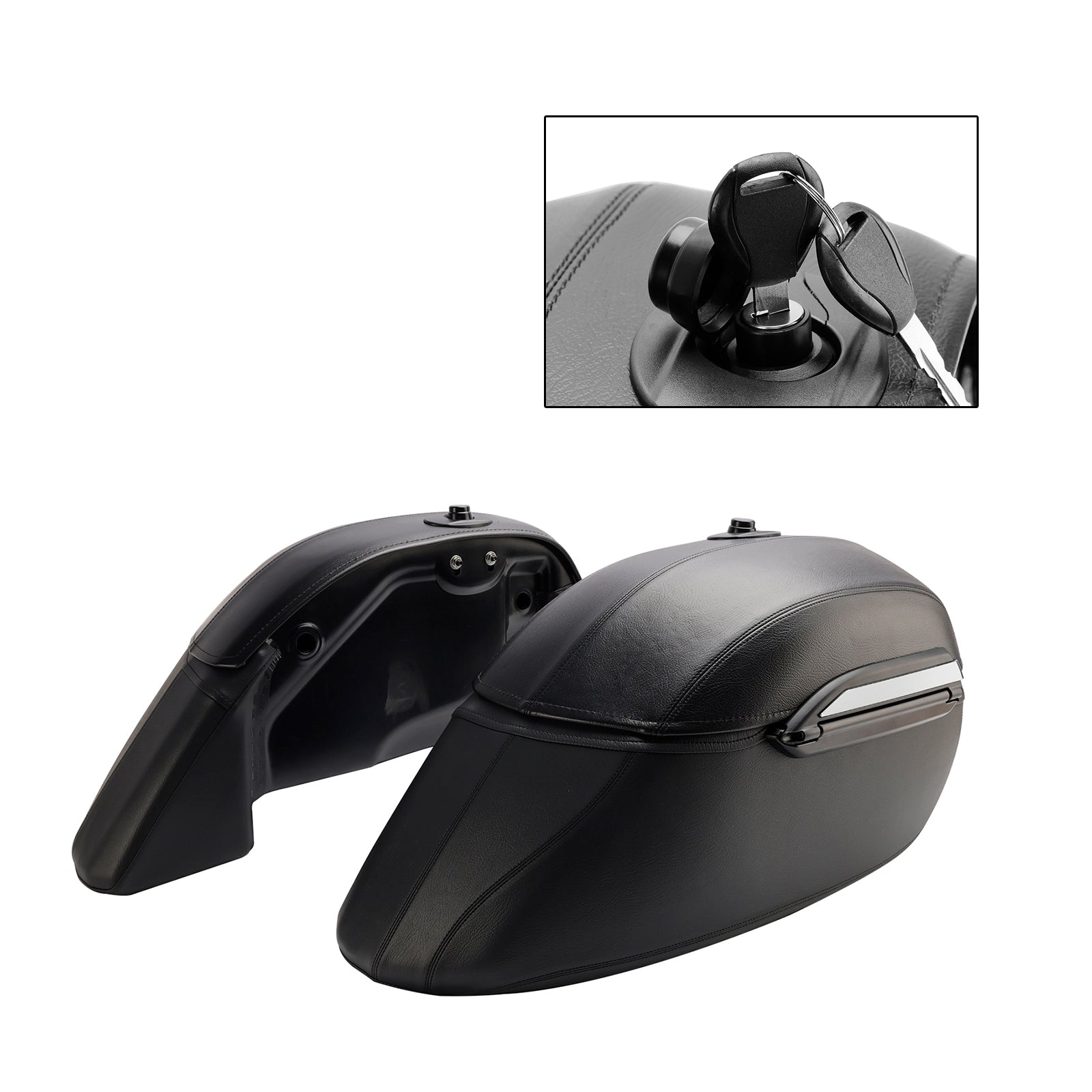 15-23 Kawasaki Vulcan S 650 Vn/En650 Side Saddlebag Luggage Pouch Black